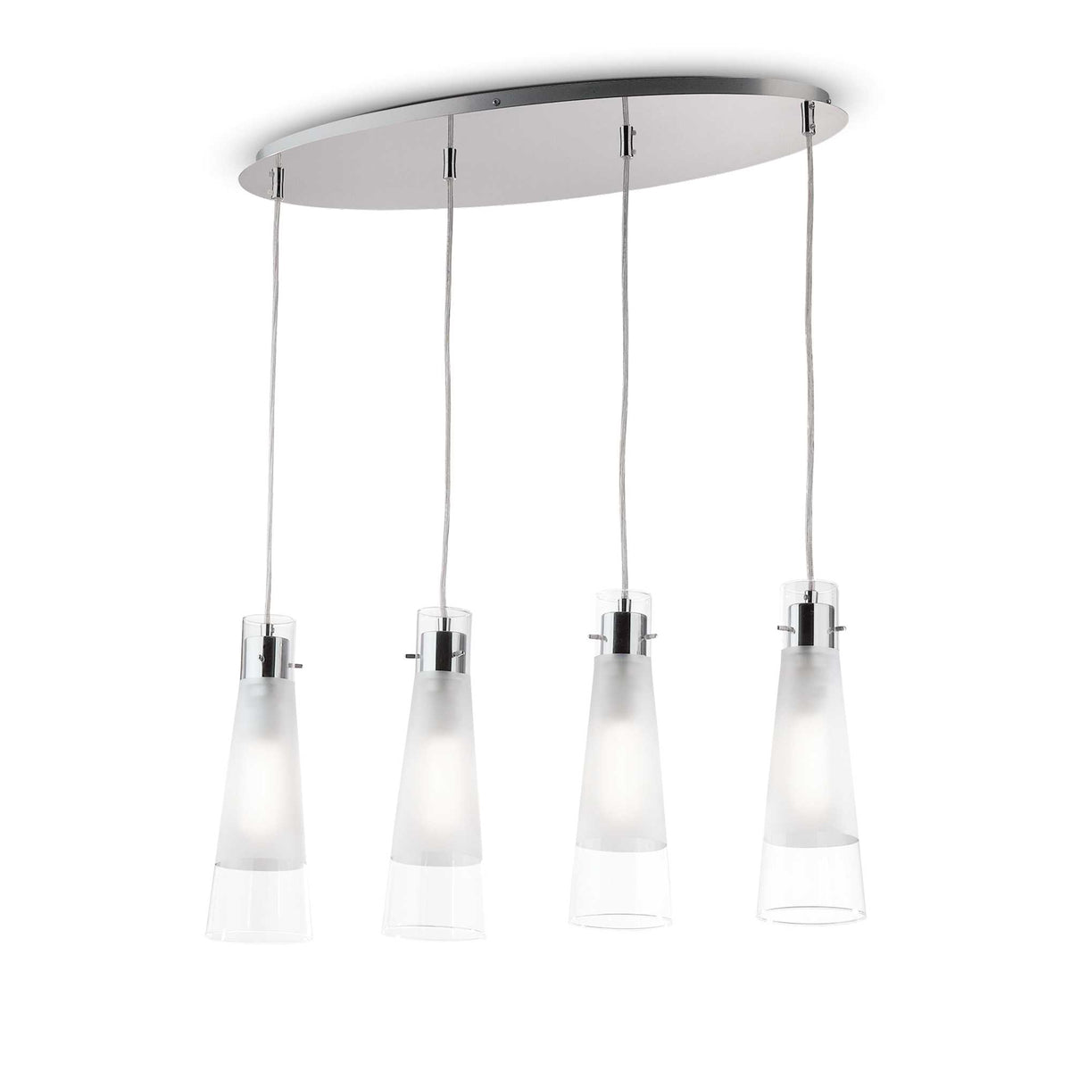 Lustra LED, Premium, IdealLux Italia, KUKY SP4 TRASPARENTE