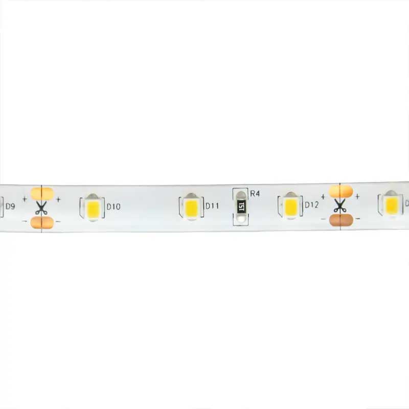 Banda LED 12V, Interior, 60 LED, Chip LED SMD2835, Alb-Cald, Rola 5 metri, ElectroAZ