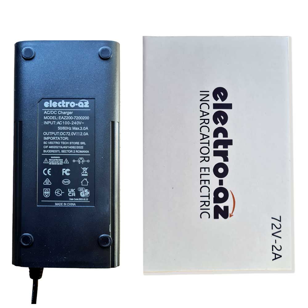 Incarcator Electric 60V - 72V/2Ah, Plumb-Acid, ElectroAZ