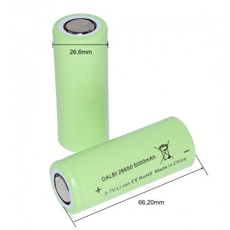 Acumulator Li-Ion 26650, 3,7V-5000mAh