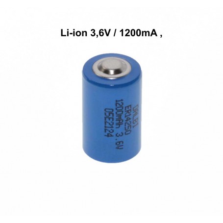 Acumulator Li-ion 14250, 1200mAh-3,6V