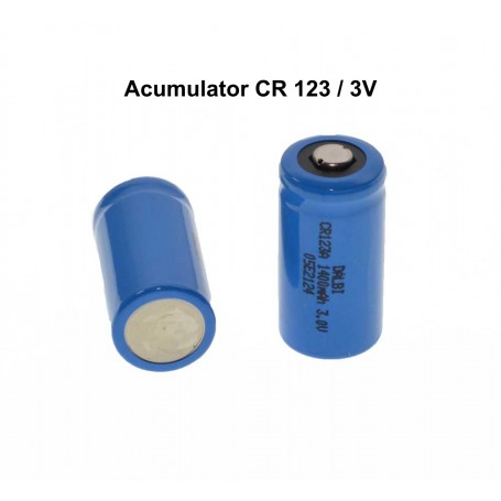 Acumulator Li-ion CR123, 3V-1400mAh