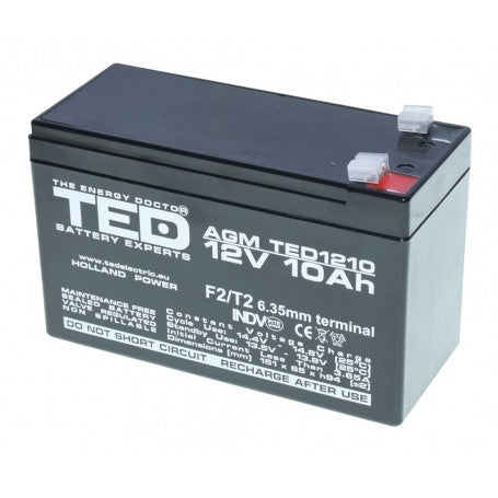 Acumulator Plumb-Acid 12V-10A TED