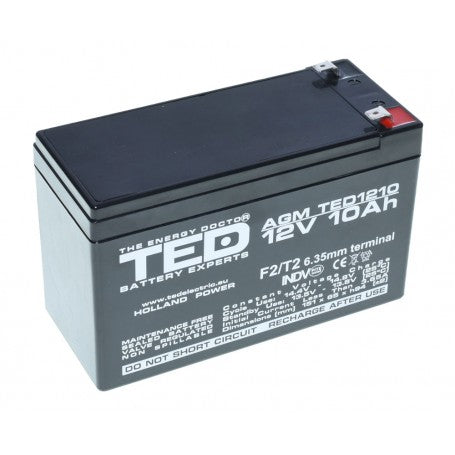 Acumulator Plumb-Acid 12V-10A TED