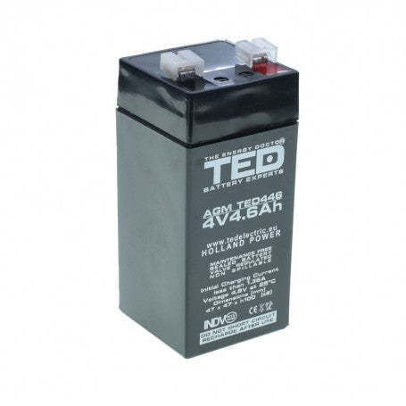 Acumulator Plumb-Acid 4V-4,6A TED