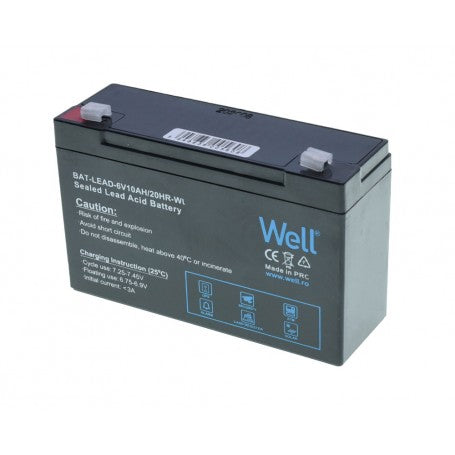 Acumulator Plumb-Acid 6V-10Ah Well