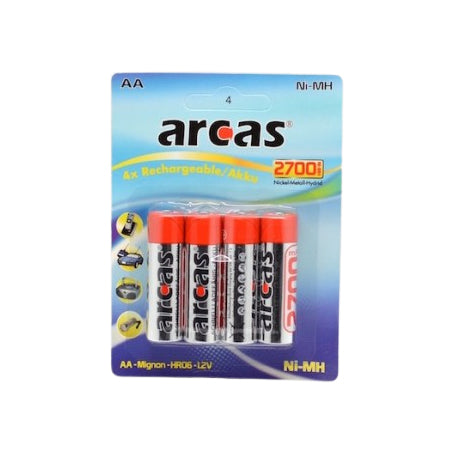 Acumulatori R6 AA Arcas 2700mAh Ni-MH