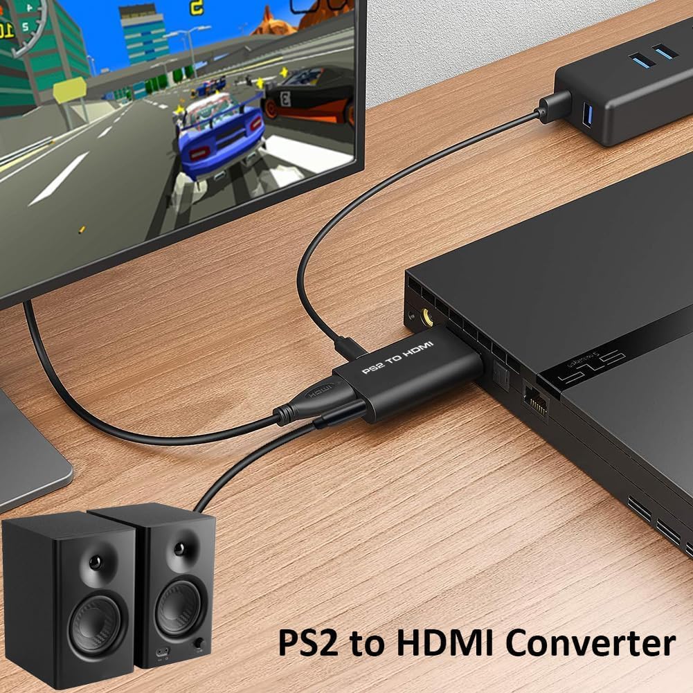 Convertor PS2 la HDMI cu Audio - ElectroAZ