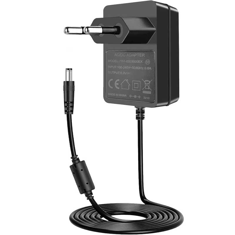 Alimentator AC/DC 5V 2A, 10W cu Mufa DC2.1 ElectroAZ - Negru