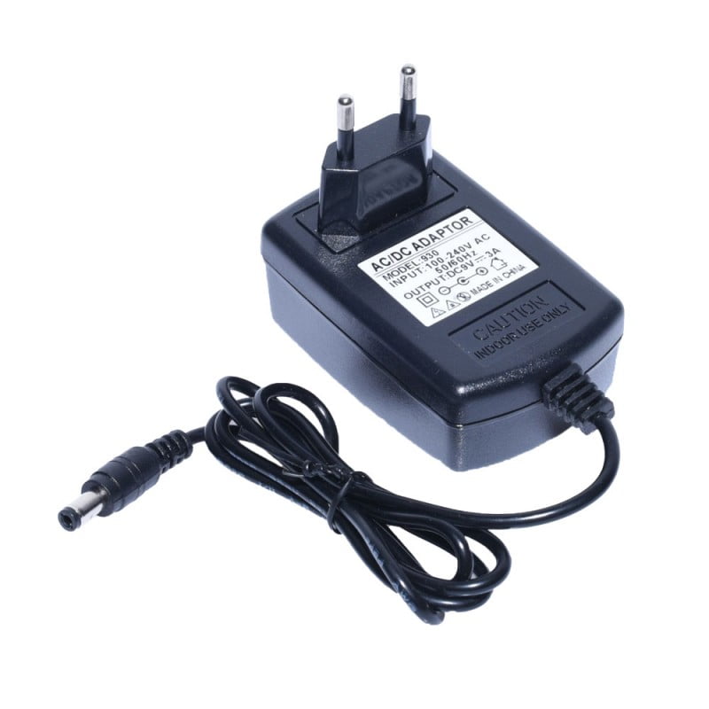 Alimentator Stabilizat 220V, Mufa DC 2.1mm, 9V, Curent iesire 3A