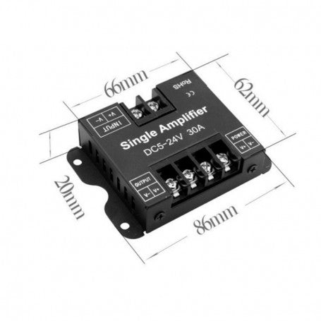 Amplificator Banda Led Monocrom 5V-24V