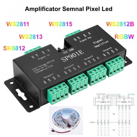 Amplificator Led Pixel Digital SP901E