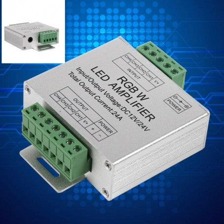 Amplificator Tensiune Banda Led RGBW 12-24V