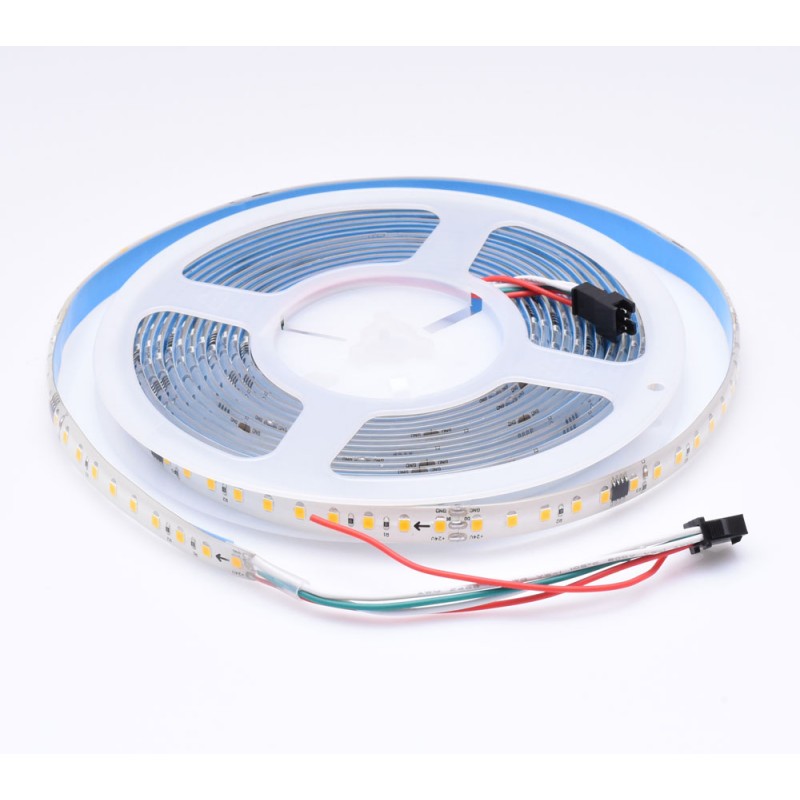 Banda Led 24V Alb-Cald, Digital WS2811 IC+WW, 120led/m - IP65