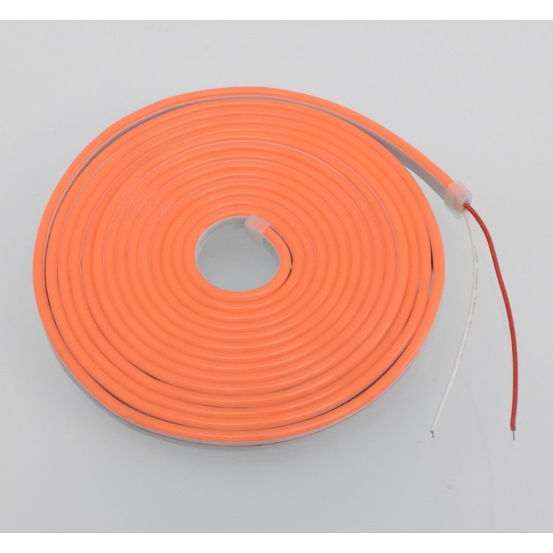 Banda Led Flexibil 12V, Lumina Orange 5m