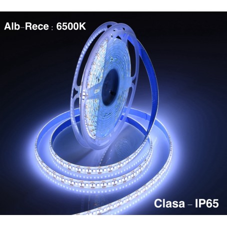 Banda 1200 Led-uri, 5m, Exterior, Alb-rece