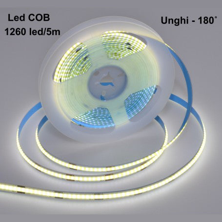 Banda 1260 Led-uri Cob, 70W, Alb-Rece