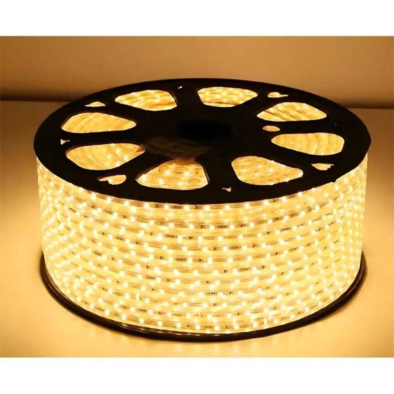 Banda LED 220V, 3000K, Lumina Alb Rece, 120LED/m, IP65, Rola 100 Metri, ClassLights