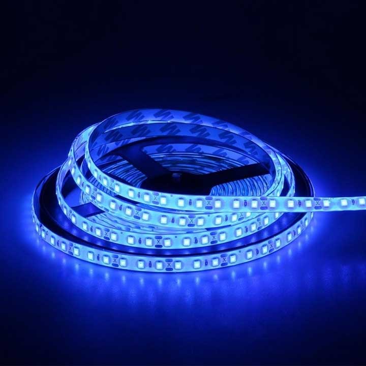 Banda LED 12V, Lumina Albastra, 120 LED/m, IP20, Rola 5 Metri, ClassLights