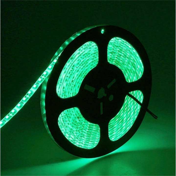 Banda LED 12V, Lumina Verde, 120 LED/m, IP20, Rola 5 Metri, ClassLights