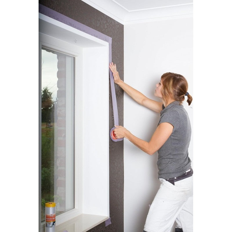 Banda de Hartie pentru Mascare 24mm*30M Mov / 12Buc/Set