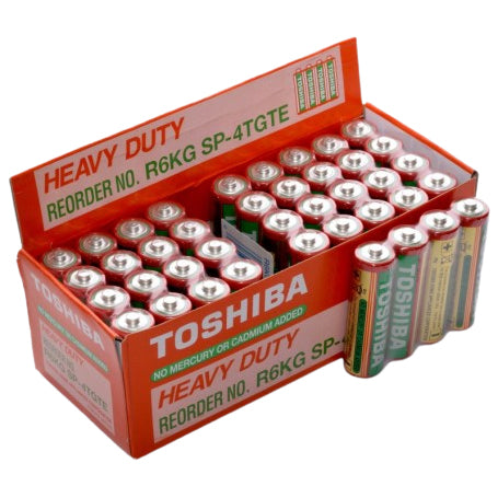Baterie Toshiba Heavy-Duty R6 AA 40 Buc