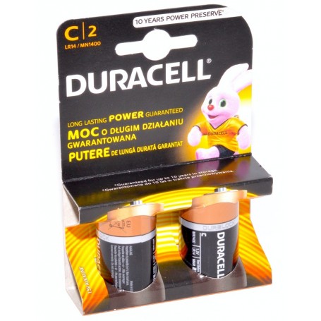 Baterii Alcaline Duracell R14 C Set 2 Buc