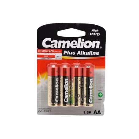 Baterii Alkaline Camelion High-Energy R6 AA 4 Bucati
