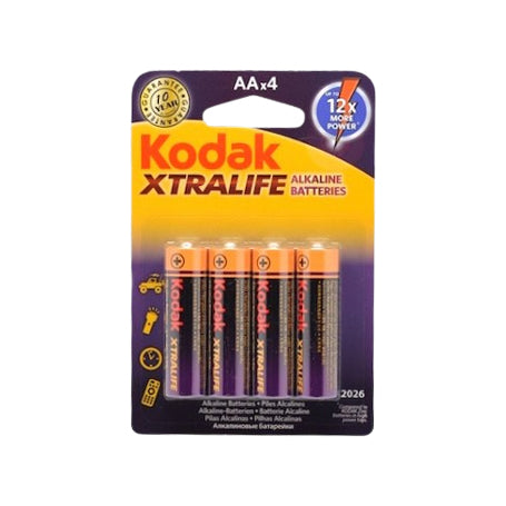 Baterii Alkaline Kodak Xtralife R6 AA 4 Bucati