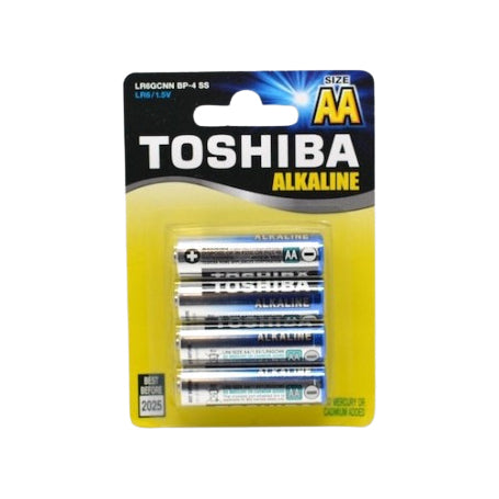 Baterii Alkaline Thosiba R6 AA 4 Bucati