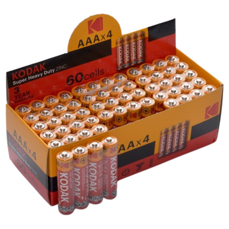 Baterii Kodak Super Heavy Duty R3 AAA 60 Buc