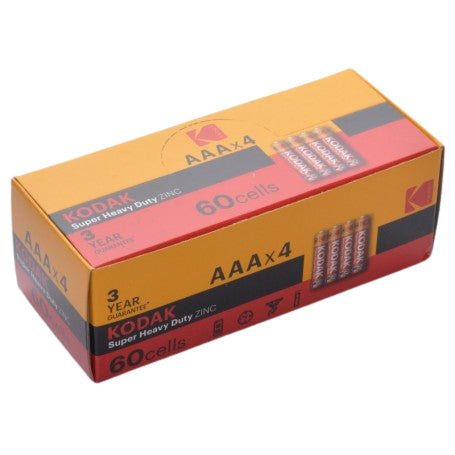 Baterii Kodak Super Heavy Duty R3 AAA 60 Buc