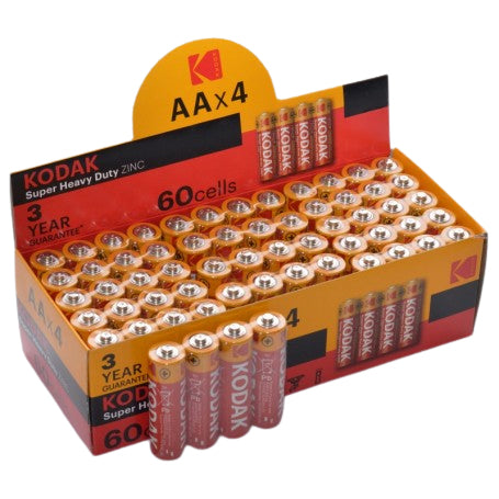 Baterii Kodak Super Heavy Duty R6 AA 60 Buc