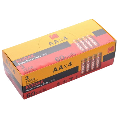 Baterii Kodak Super Heavy Duty R6 AA 60 Buc