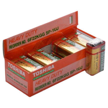 Baterii Toshiba F22 Heavy-Duty 9V 10 Buc