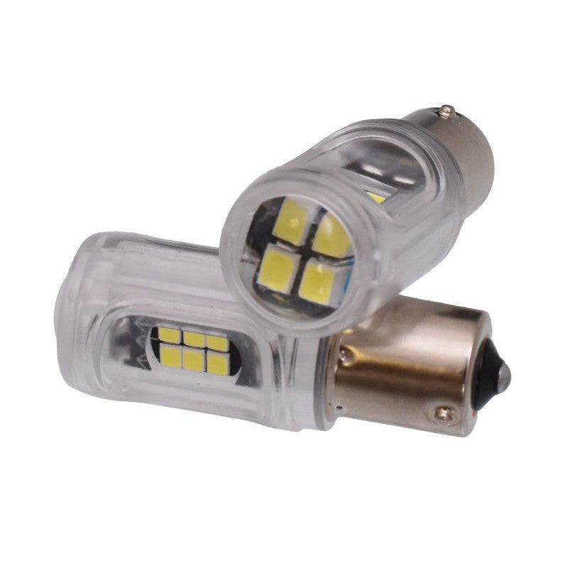 Bec LED Auto, BA15S, Bec de Semnal, Set 2 buc