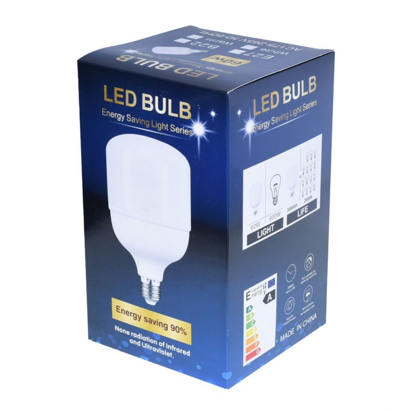 Bec Led, Dulie E27, 60W, Alb-Rece
