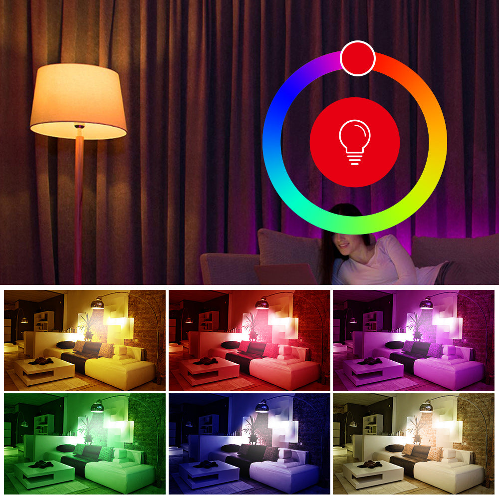 Bec inteligent LED, WiFi SMART, Multicolor, Smarthome, RGBW, 9W, 1000 lumeni, ElectroAZ