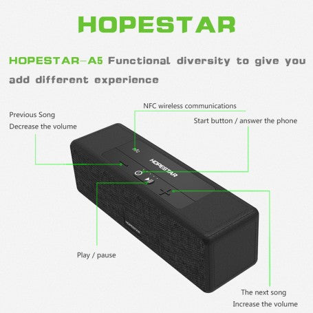 Boxa Hopestar-A5 cu Bluetooth si Radio