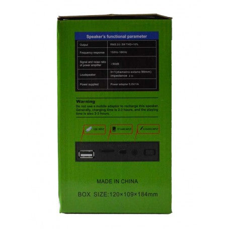 Boxa Mini cu Bluetooth si Radio CH-V301