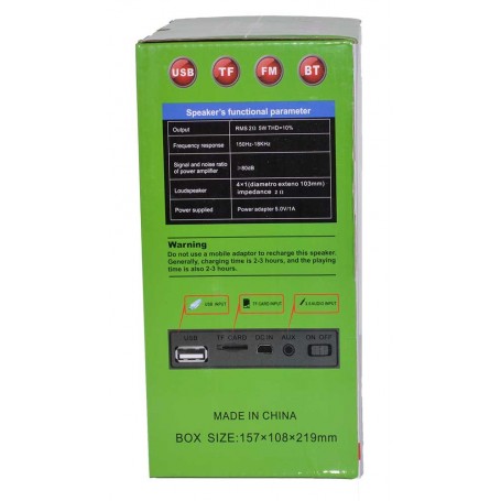 Boxa Mini cu Bluetooth si Radio CH-V402