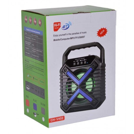 Boxa Mini cu Bluetooth si Radio CH-V402