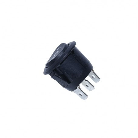 Buton 3 pozitii I-0-II 220V/3A Negru