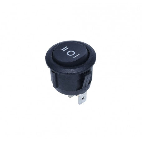 Buton 3 pozitii I-0-II 220V/3A Negru
