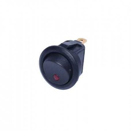Buton ON-OFF 12V/20A cu LED Rosu 22mm