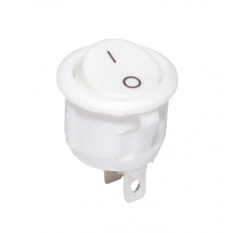 Buton ON/OFF 18x20mm Alb 250V/6A