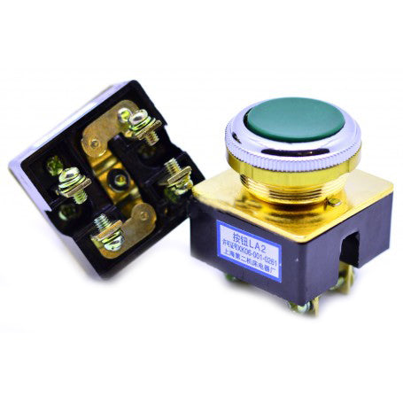 Buton Push LA2, Fara retinere, 250V AC, 5A, Verde