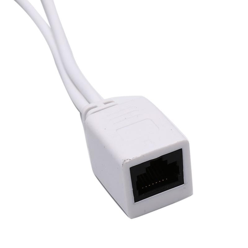 Cablu Pasiv Poe, Utp + Alimentare / Alb