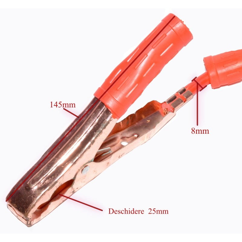 Cabluri Auto Pornire de Mare Putere, Profesionale, 400A, Lungime 4m