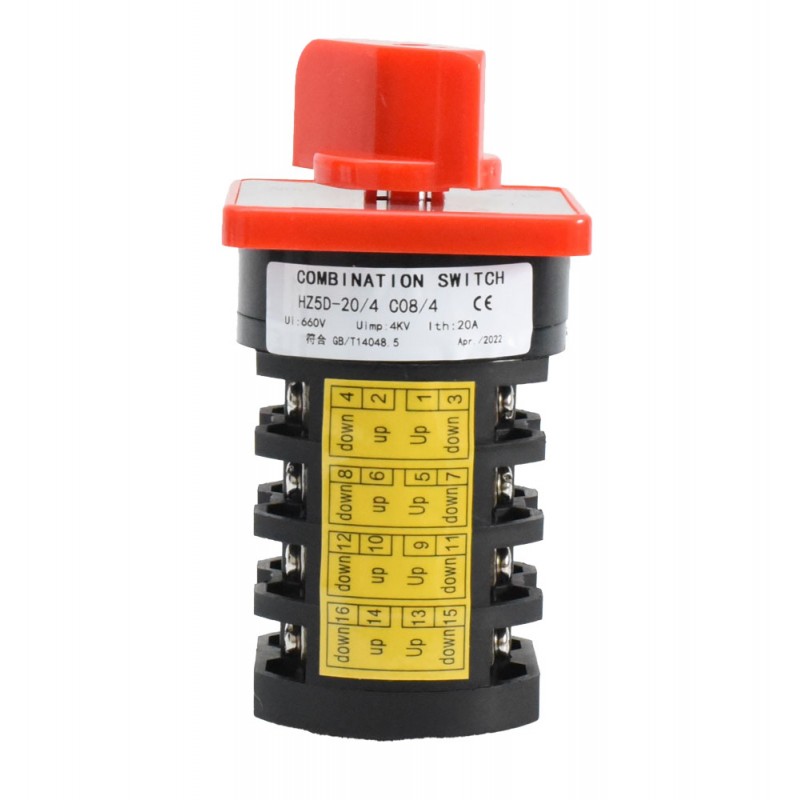 Comutator Rotativ 4 Came 1-0 / 20A - C08/4